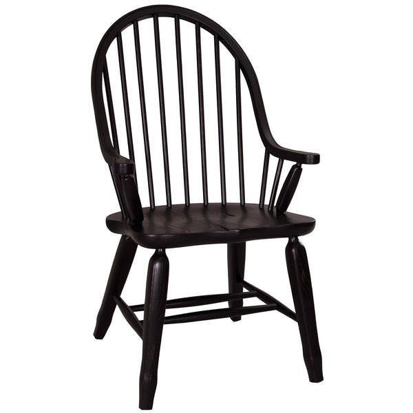 Liberty Furniture 17-C4051 Bow Back Arm Chair - Black