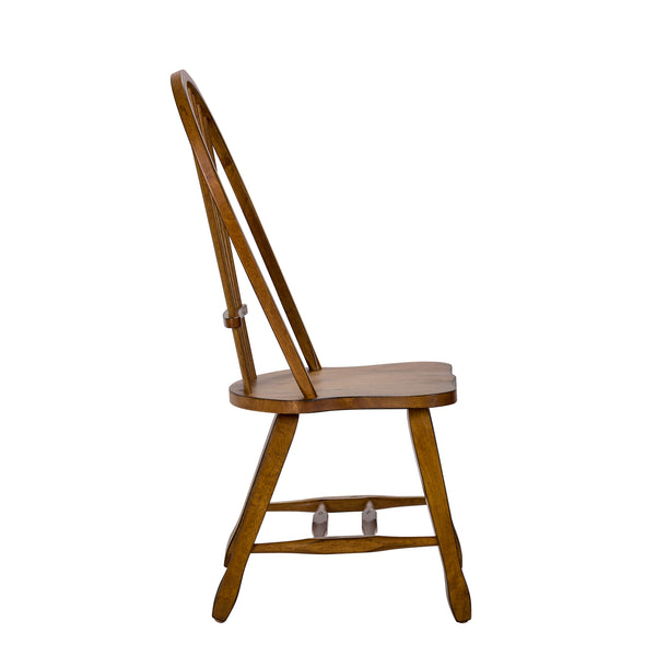 Liberty Furniture 17-C1032 Sheaf Back Side Chair - Oak