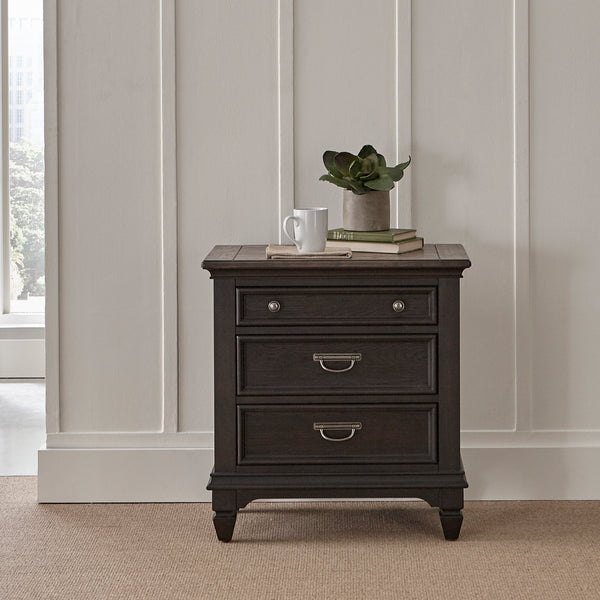 Liberty Furniture 417B-BR61 Night Stand w/ Charging Station