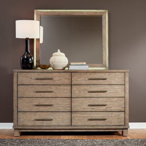 Liberty Furniture 876-BR-DM Dresser & Mirror