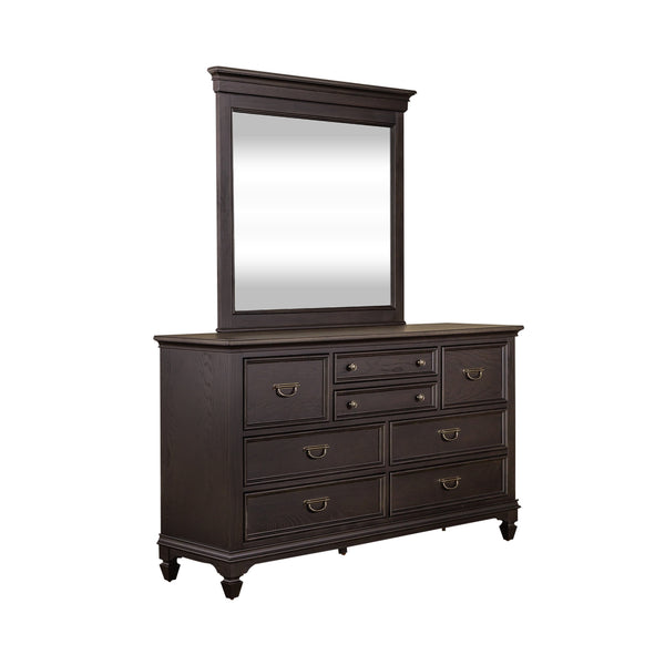 Liberty Furniture 417B-BR-DM Dresser & Mirror