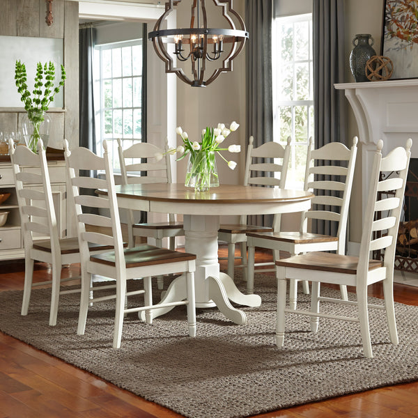Liberty Furniture 278-CD-7PDS 7 Piece Pedestal Table Set