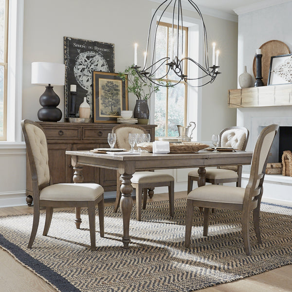 Liberty Furniture 615-C0501S Uph Tufted Back Side Chair