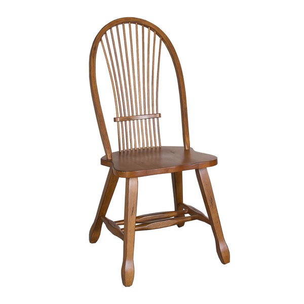 Liberty Furniture 17-C1032 Sheaf Back Side Chair - Oak
