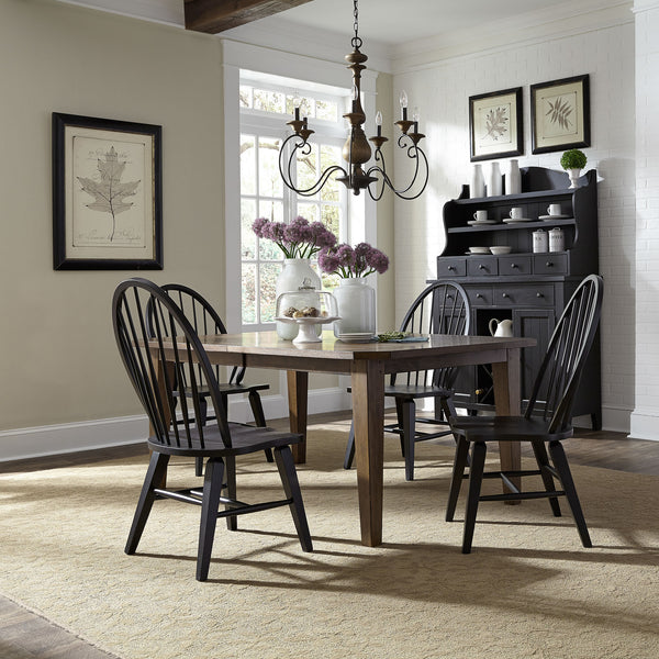 Liberty Furniture 482-DR-5RLS 5 Piece Rectangular Table Set