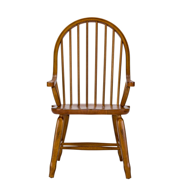 Liberty Furniture 17-C2051 Bow Back Arm Chair - Oak
