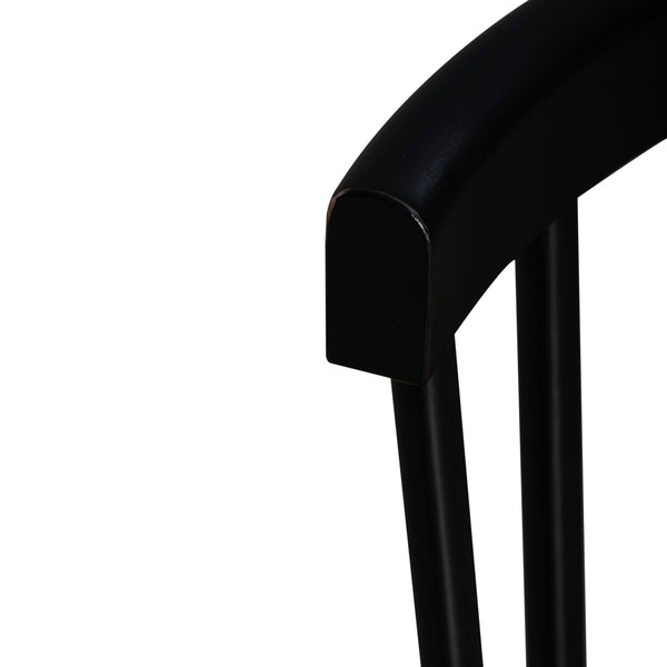 Liberty Furniture 224-C4000S-B Spindle Back Side Chair - Black (RTA)