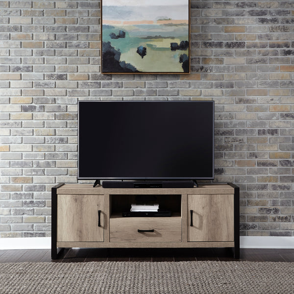 Liberty Furniture 439-TV64 64 Inch TV Console w/ Faux Metal