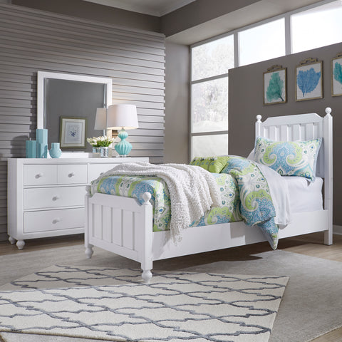 Liberty Furniture 523-YBR-TPBDM Twin Panel Bed, Dresser & Mirror