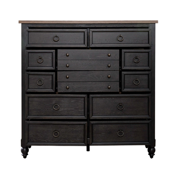 Liberty Furniture 615-BR32-B 12 Drawer Chesser - Black