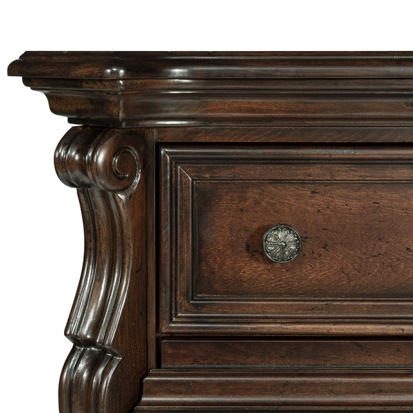 Liberty Furniture 575-BR-KSLDM King Sleigh Bed, Dresser & Mirror