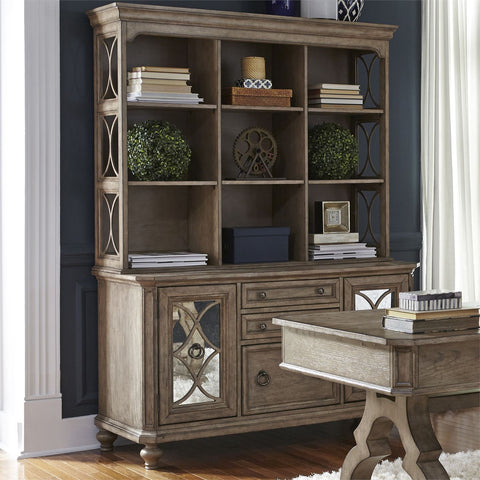 Liberty Furniture 412-HOJ-CHS Credenza & Hutch Set