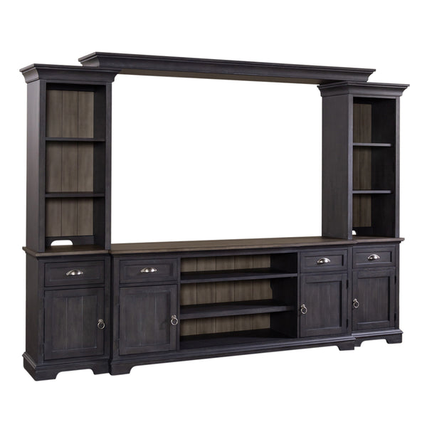 Liberty Furniture 303G-ENTW-ECP Entertainment Center with Piers