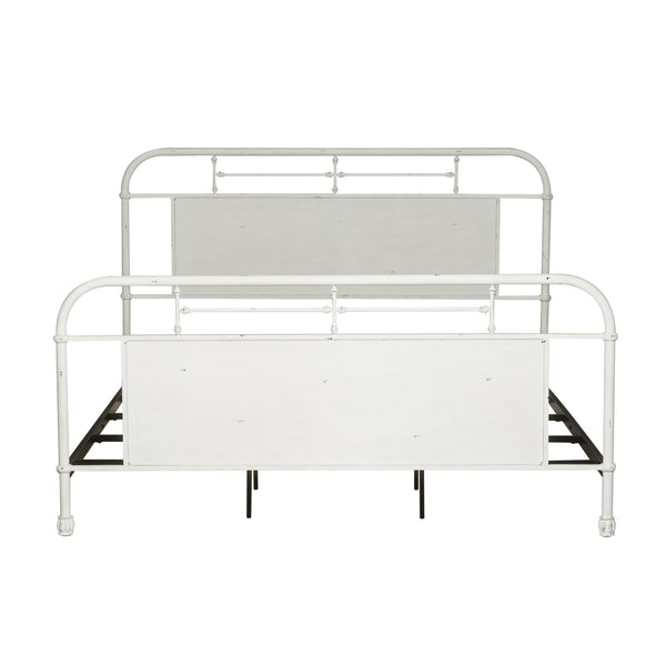 Liberty Furniture 179-BR15HFR-AW King Metal Bed - Antique White