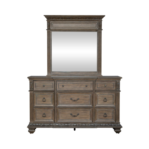Liberty Furniture 502-BR-DM Dresser & Mirror