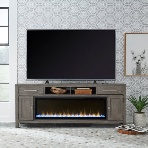 Liberty Furniture FIRE-406-TV78F 78 Inch Fireplace TV Console