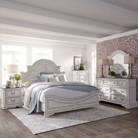 Liberty Furniture 244-BR-QPBDMCN Queen Panel Bed, Dresser & Mirror, Chest, Night Stand