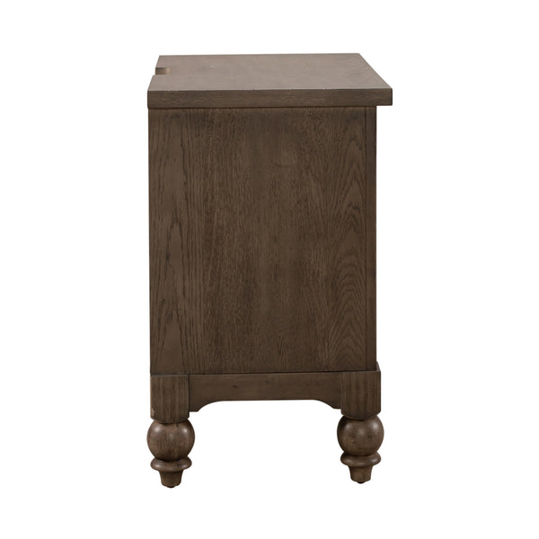 Liberty Furniture 615-BR61 2 Drawer Night Stand w/ Charging Station