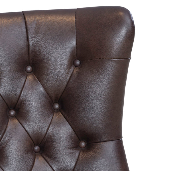 Liberty Furniture 710-ACH15-BR-L Leather Accent Chair - Brown