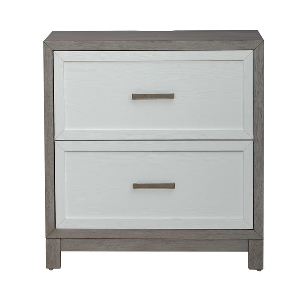 Liberty Furniture 499-BR61 2 Drawer Nightstand w/ Charging Station