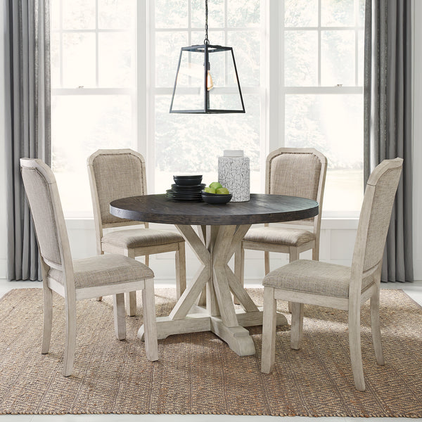 Liberty Furniture 619-DR-5PDS 5 Piece Pedestal Table Set