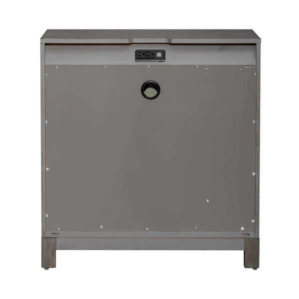 Liberty Furniture 499-BR61 2 Drawer Nightstand w/ Charging Station