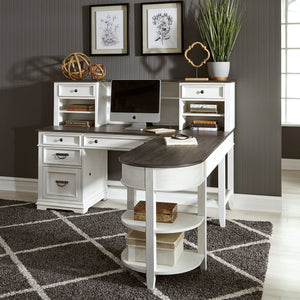 Liberty Furniture 417-HOJ-LSD L Shaped Desk Set