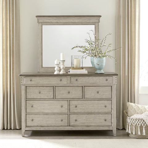 Liberty Furniture 457-BR-DM Dresser & Mirror