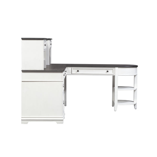 Liberty Furniture 417-HOJ-LSD L Shaped Desk Set