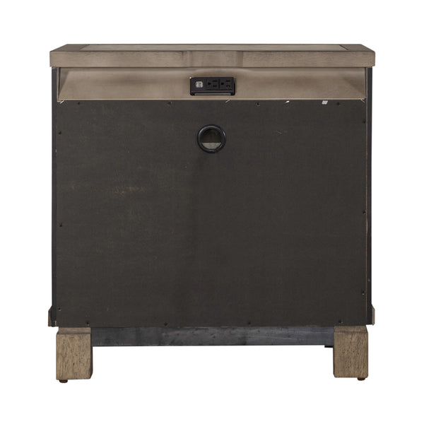 Liberty Furniture 876-BR61 3 Drawer Night Stand w/ Charging Station