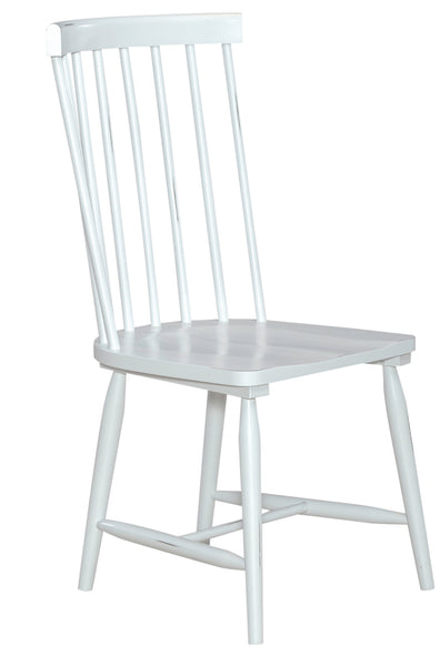 Liberty Furniture 224-C4000S-W Spindle Back Side Chair - White (RTA)