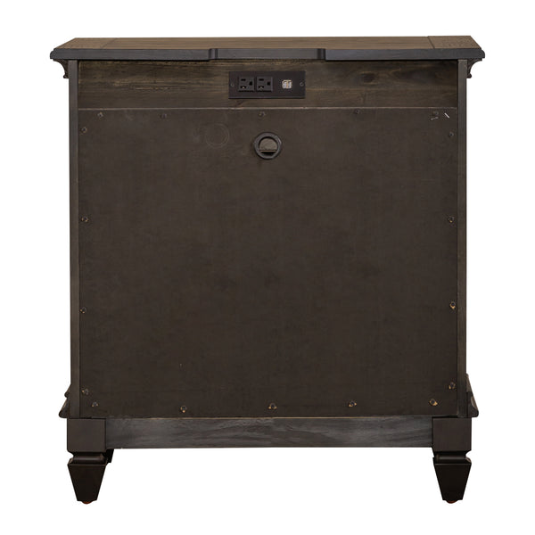 Liberty Furniture 417B-BR61 Night Stand w/ Charging Station