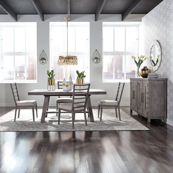 Liberty Furniture 406-DR-5TRS 5 Piece Trestle Table Set