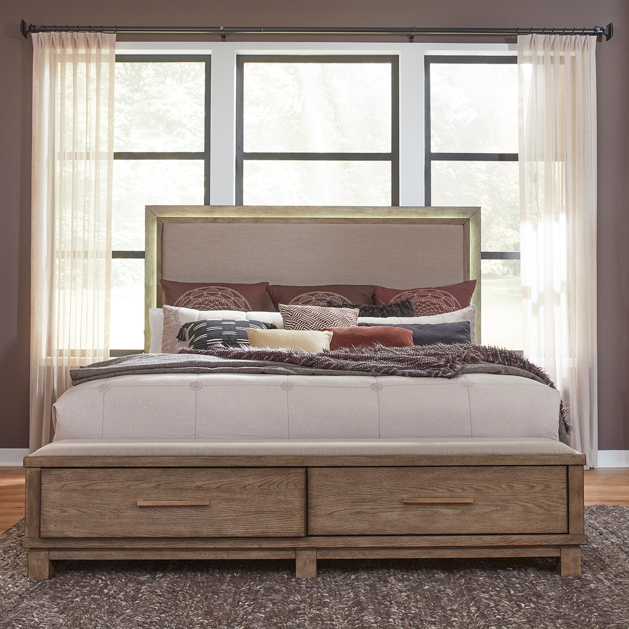 Liberty Furniture 876-BR-KSB King Storage Bed