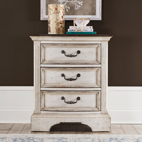 Liberty Furniture 455W-BR62 3 Drawer Night Stand