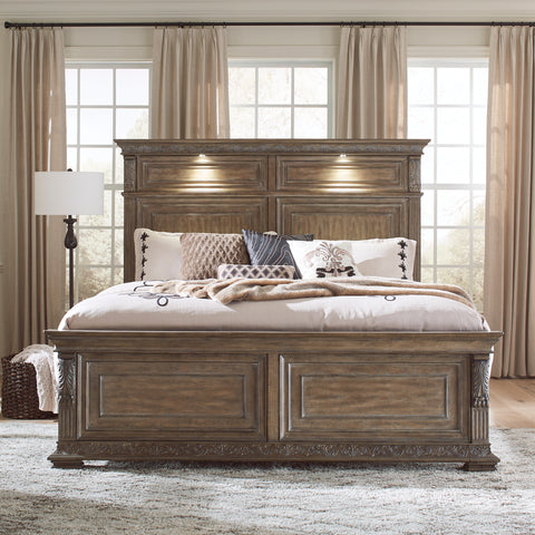 Liberty Furniture 502-BR-QPB Queen Panel Bed