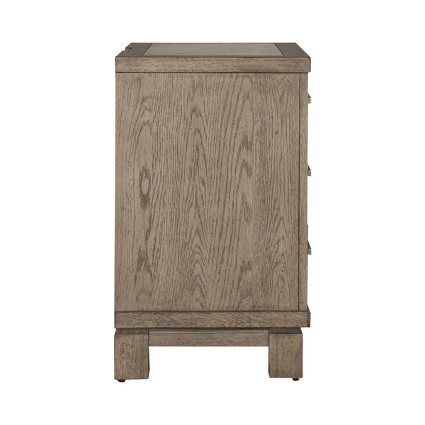 Liberty Furniture 876-BR61 3 Drawer Night Stand w/ Charging Station