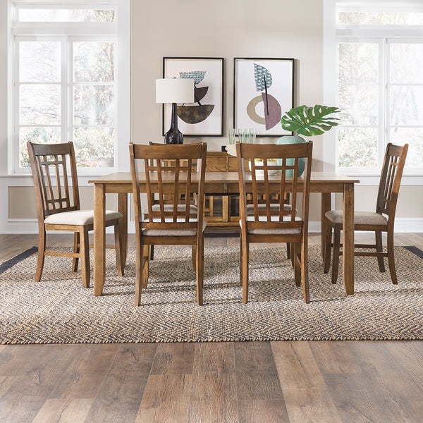 Liberty Furniture 227-CD-7RLS 7 Piece Rectangular Table Set