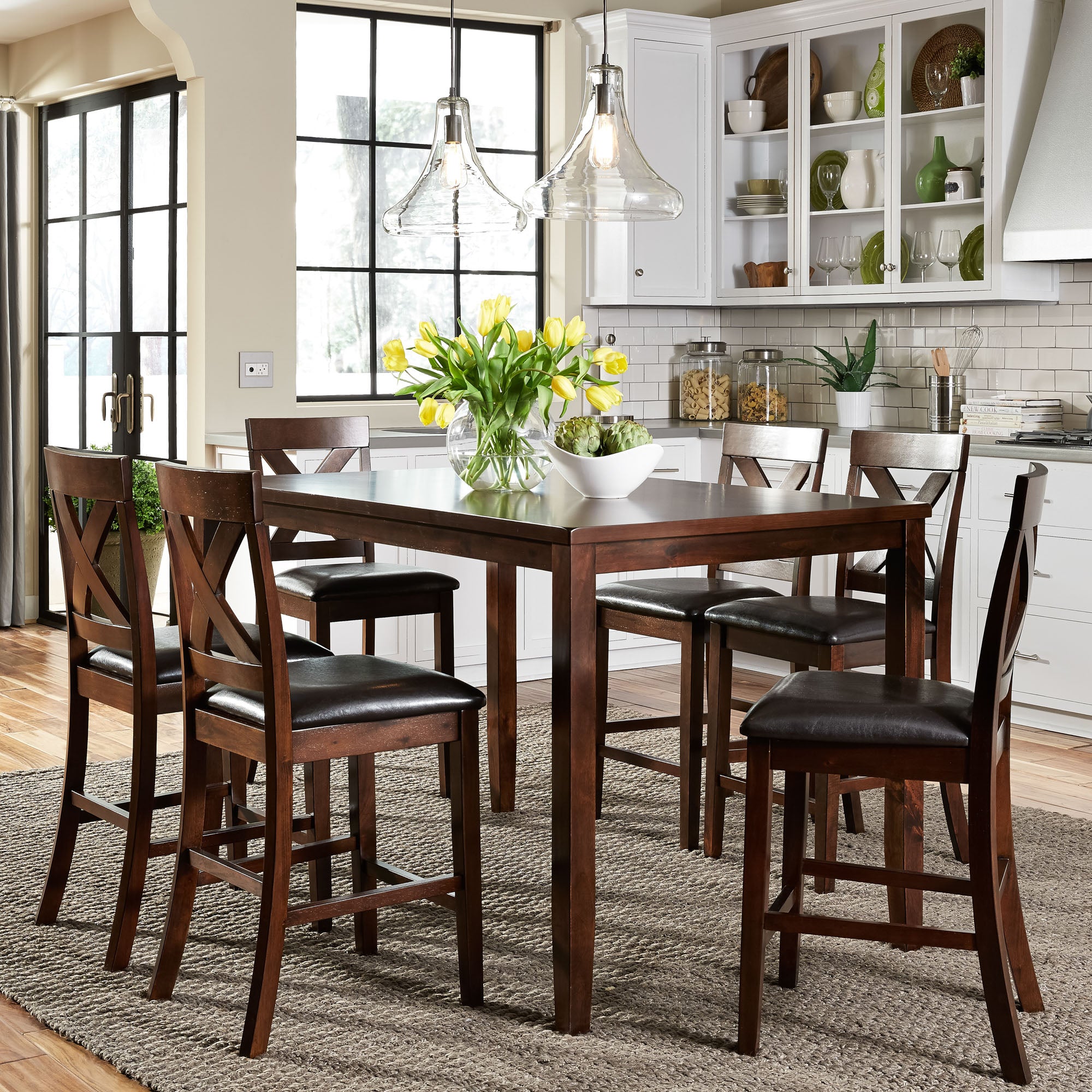 Liberty Furniture 164-CD-7GTS 7 Piece Gathering Table Set