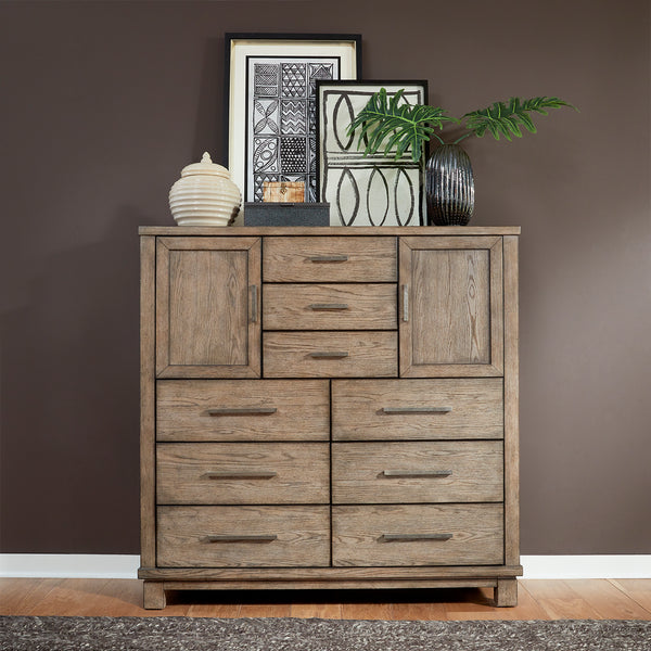 Liberty Furniture 876-BR32 9 Drawer 2 Door Chesser