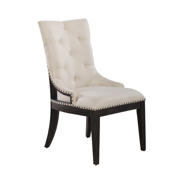 Liberty Furniture 615-C6501S-B Uph Shelter Side Chair- Black (RTA)